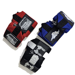 สายรัดข้อมือยกน้ำหนักแบบ OEM เสริมความแข็งแรง รองรับข้อมืออย่างดี ขายส่งสายรัดข้อมือปรับได้พร้อมห่วงรัดนิ้วโป้ง - Product Image 4