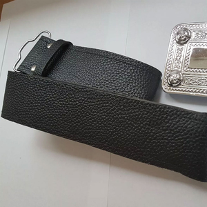 Ceinture de kilt écossais traditionnel de haute qualité 2026, en cuir et métal, design personnalisé, couleur et taille sur mesure, pour hommes - Product Image 6