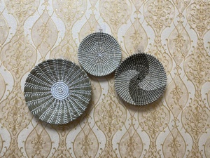 Plato Decorativo de Pared Tejido con Hierba Marina, Hecho en Vietnam, Ecológico, Platos Decorativos de Hierba Marina para Colgar en la Pared, para Decoración del Hogar - Product Image 6