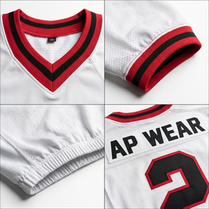 Conjunto de Uniforme de Fútbol Americano Personalizado OEM, Pantalones de Malla Gruesa con Spandex para Jóvenes y Hombres, Nombre del Equipo, Venta al Por Mayor - Product Image 4