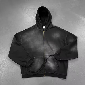 Modern Custom Made Unique Style Acid Wash Hoodie Customer Demand Top Sale Your Own Logo Professional Manufacturer <b>Men</b> Hoodies - Product Image 5