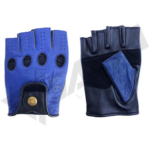 Leather Bike Wear <b>Gloves</b> Wrist Length Breathable Sporty Style Cycling Spring Summer Unlined - Product Image 2