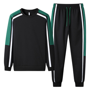 Conjunto Deportivo de 2 Piezas para Hombre, Sudadera con Capucha y Pantalones de Felpa Transpirables, Corte Ajustado, con Logotipo Personalizado, para Gimnasio y Atletismo - Product Image 1