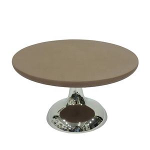 Elegante y único soporte de aluminio para pastel de bodas, exhibición decorativa de postres para el hogar, cocina, restaurante, Hotel, uso, herramientas para pasteles - Product Image 1