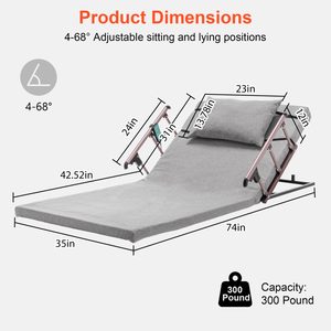Letto Elettrico Regolabile 468 Aggiornato con Schienale, Sponde di Sicurezza Pieghevoli e Telecomando (Capacità 136 kg) - Product Image 2