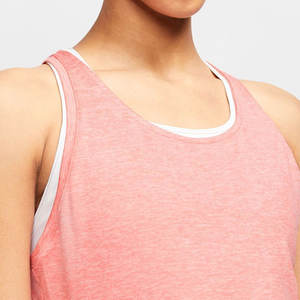 Wholesale Price Summer Wear Breathable Casual Eco-Friendly <b>tank</b> <b>Top</b> Quick-dry <b>Loose</b> Sleeveless Workout Fitness Women Custom - Product Image 5