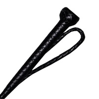 Agrafeuse d'équitation en cuir de fibre flexible de HMB-600I Type Bullwhip BDSM fessée fouet de pagaie pour une utilisation équestre et BDSM