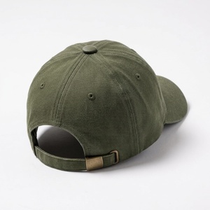 High Quality Customized 3D Embroidery Logo 5/6 Panel 100% Cotton Breathable & Waterproof Adjustable Rivet Unisex Baseball Caps - Product Image 3