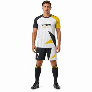 Uniformes de Fútbol Personalizados para Equipos, Tallas para Hombres, Adultos y Jóvenes, Ropa Deportiva Ligera de Secado Rápido para Entrenamiento - Product Image 5