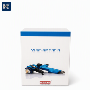 Pistolet de pulvérisation HVLP professionnel WARTE 2000G Series 600ml à alimentation par gravité 1,3 mm avec débit de 2 L/min pour la retouche automobile - Product Image 4