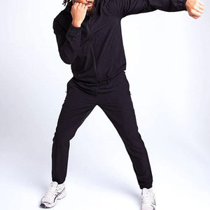 Survêtement en molleton 100% coton délavé style vintage, coupe oversize, brodé, style streetwear décontracté à capuche, prix de gros - Product Image 3