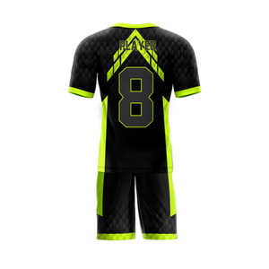 Ensemble de vêtements de sport pour flag football professionnel, prêt pour le jeu, en jersey polyester respirant et shorts de performance - Product Image 2
