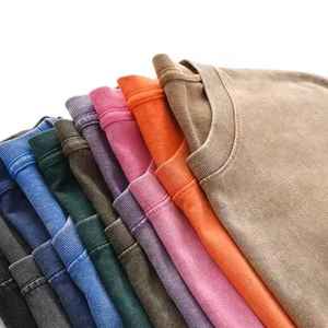 เสื้อยืดโอเวอร์ไซส์ทรงหลวม ผลิตในปากีสถาน สำหรับผู้ชาย ล้างด้วยกรด แขนสั้น MOQ ต่ำ - Product Image 4