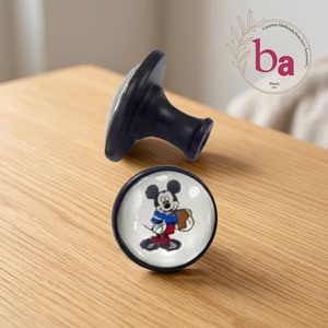 Ba <b>Ceramic</b> Round Drawer <b>Knob</b> For Kids Furniture - Product Image 1