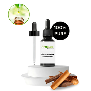 น้ำมันหอมระเหยเปลือกอบเชยบริสุทธิ์ 100% จาก Aromaaz International กลั่นด้วยไอน้ำ เหมาะสำหรับทุกสภาพผิว - ราคาสุดคุ้ม - Product Image 2