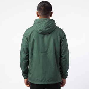 Veste coupe-vent à capuche pour homme avec logo personnalisé OEM, 100% nylon, imperméable, coupe-vent léger pour homme, vêtements d'extérieur - Product Image 2