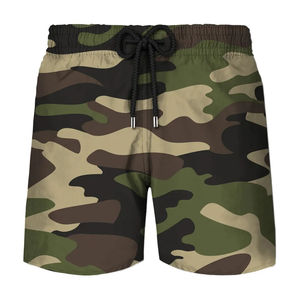 Shorts de Baño para Hombre 2024, Diseño Sólido con Impresión Digital Personalizada, Alta Calidad, Secado Rápido, Transpirables, para Playa y Fitness - Product Image 1