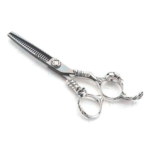 Tijeras de Entresacar para Barbería, de Acero Inoxidable, Reutilizables y Ecológicas, Herramientas de Peluquería para Uso en Salón - Product Image 1