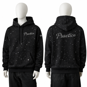 Sudadera con Capucha para Hombre, Estilo Urbano, con Pedrería, de Algodón Grueso y Felpa, Talla Grande, con Logotipo Personalizado, Proveedor OEM - Product Image 3