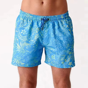 Shorts de bain boxer à séchage rapide, respirants, imperméables, avec cordon de serrage, en Spandex/Nylon, pour la plage - Product Image 4