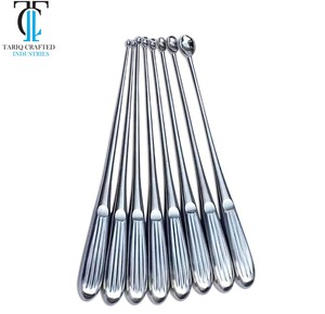 Juego de Curetas Óseas Volkmann Premium de Acero Inoxidable, Instrumentos Quirúrgicos Ortopédicos, Curetas para Raspado Óseo, Herramientas de Cirugía Médica - Product Image 3