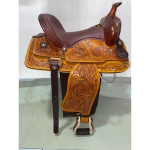 Silla de Montar Inglesa de Cuero Genuino de Diseño Europeo, Pulida, de Alta Calidad, Diseño Personalizado, Ecológica, de la India - Product Image 6