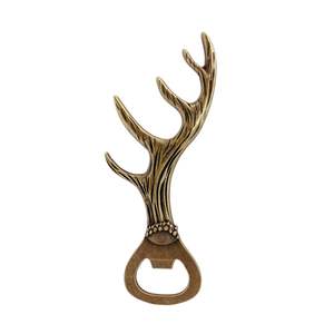 Ouvre-bouteille en forme de bois de cerf, durable, portable, rustique, outil de bar, cadeau unique pour homme, fête à domicile, mariage, Noël - Product Image 6
