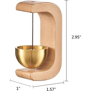 Campanello Magnetico con Suono 'Ding Ding' in Legno per Negozi, Campanello per Apertura Porta - Product Image 2