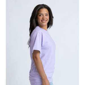 เสื้อยืด Next Level 3600 Soft CVC Unisex สีลาเวนเดอร์ แขนสั้น คอกลม เสื้อยืดยูนิเซ็กซ์ ผ้าฝ้าย 100% สั่งซื้อจำนวนมากได้ - Product Image 3