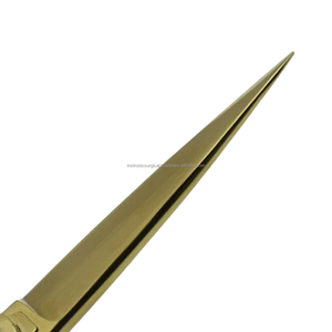 Tijeras Profesionales de Peluquería de 6.5 Pulgadas, Doradas, de Acero Inoxidable, para Salón de Belleza, Venta al Por Mayor OEM - Product Image 3