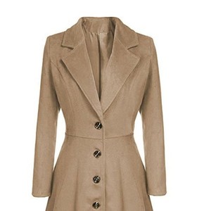 Abrigo Largo Entallado para Mujer, Ropa de Invierno Sofisticada, Cálida y a la Moda, Proveedor Mayorista de Fábrica, Ropa Casual para Mujer - Product Image 3