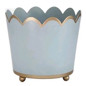 Patrones simples Cilindro de alta calidad Maceta de metal Maceta Jardín Al Aire Libre Regalo de Navidad Mesa - Product Image 1