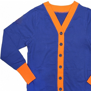 Elegant Greek Life Sorority Design Women's Custom V Neck <b>Cardigan</b> Sweater Front Winter Casual Knit Regular Sleeves Wool/Cashmere - Product Image 5