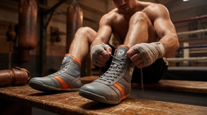 Chaussures de boxe en cuir haut de gamme personnalisées Dumela International avec logo couleur sur mesure, taille personnalisée, durables, respirantes, toutes saisons - Product Image 2