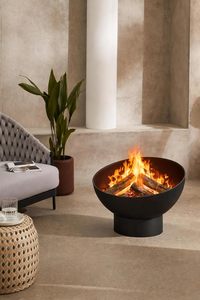 Brasero en acier moderne à gaz naturel, portable, pour chauffage de jardin et patio, amélioration esthétique, meilleures ventes, vente en gros Inde - Product Image 6