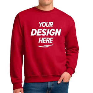 Sudadera Roja de Cuello Redondo para Hombre, Sudadera de Alta Calidad con Estilo, Sudadera Digital - Product Image 1