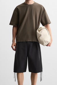 Conjunto Deportivo Personalizado con Logotipo, Camiseta y Pantalones Cortos para Hombre, Traje Deportivo de Verano - Product Image 6