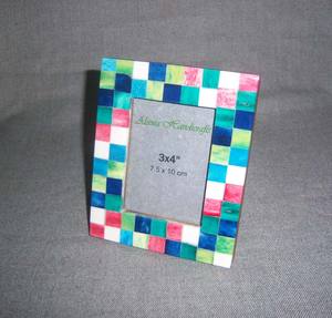 Indian Resin <b>Wood</b> Picture <b>Frame</b> Bone Inlay <b>Photo</b> <b>Frame</b> for Home Hotel Decorative MDF Horn Decoration From - Product Image 2