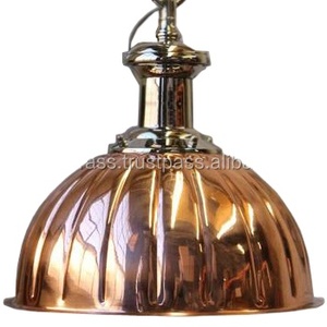 Modern Design Hanging Pendant <b>Shade</b> Industrial <b>Lamp</b> for Hanging Modern <b>Lamp</b> <b>Rose</b> <b>Gold</b> Finished Metal - Product Image 6