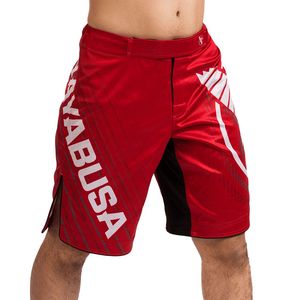 Pantalones Cortos de MMA Rojos Sublimados para Hombre, Transpirables, de Secado Rápido, para Entrenamiento de Artes Marciales Mixtas, Corte Regular - Product Image 3