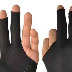 Guantes de Snooker de Tres Dedos, Impermeables, Transpirables y Ambidiestros de Alta Calidad para Hombres y Mujeres, con Palas de Billar, Fabricación OEM, Deportivos - Product Image 4
