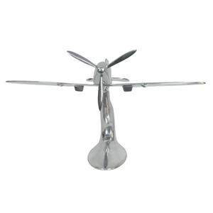 เครื่องบินจำลอง Spitfire ขนาดใหญ่ ทำจากอลูมิเนียมหล่อ พร้อมใบพัดและฐานตั้ง ราคาขายส่งจากผู้ผลิต - Product Image 2