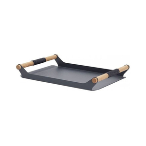 Bandeja de Servir Metálica Minimalista, Forma Rectangular, Nueva Llegada, Plato Decorativo para Comedor, para Aperitivos, Dulces, Té y Café - Product Image 1