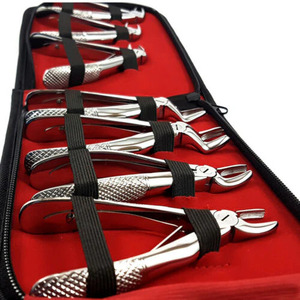 Ensemble de 7 pinces dentaires pour bébé, réutilisables, en acier inoxydable de qualité allemande, Power Grip, certifié CE - Product Image 1