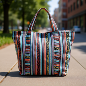 Sac hobo en coton pour femme - Product Image 3