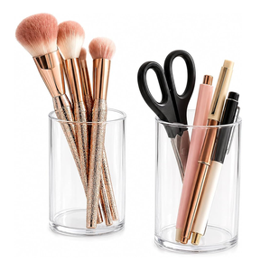 Cosmetic Storage Desk Container Portable Beauty Tool Storage <b>Acrylic</b> Holder For <b>Pen</b> & Pencil Storage Use In Wholesale - Product Image 5