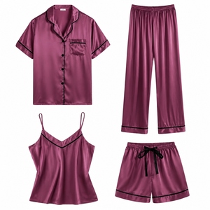 Conjunto de Pijama Casual de Verano para Mujer, 100% Algodón Transpirable, Logotipo Frontal, Servicio OEM, Precio al por Mayor, Nueva Llegada - Product Image 5