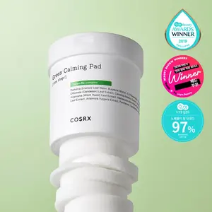 Para COSRX One Step Green Calming Cotton Pad 90 hojas Producto de alta calidad - Product Image 1