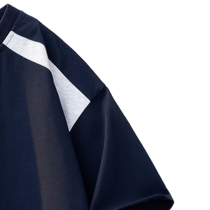 T-shirts pour hommes en coton 100% de haute qualité, coupe ajustée, épaules légèrement tombantes, design personnalisé, logo personnalisé, imprimé léopard - Product Image 3