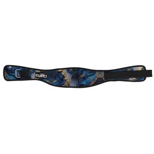 Ceinture de soutien lombaire Euro Skt Co. réglable et respirante avec fermeture à boucle pour la musculation et l'entraînement en force, unisexe, motif camouflage bleu - Product Image 4